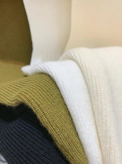 Fall Slim Sweater Short Sleeveless Sweaters Pullovers