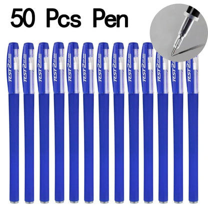 20/50 Pcs Gel pens Set Black Blue Red Refill Gel School