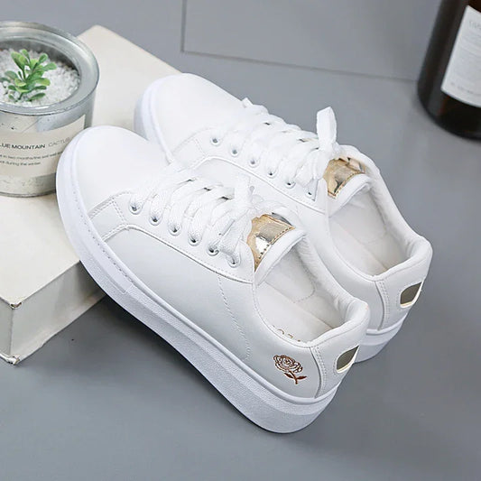 Leather Small White Sneakers