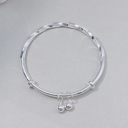 DANA 925 Sterling Silver Full-blown Flowers Bracelet