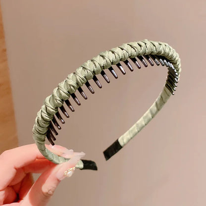 Cute Candy Colors Wrap Cloth Teeth Hairbands  Accessories