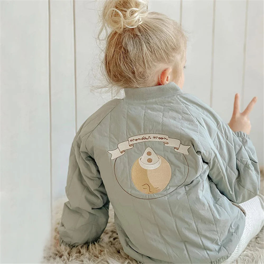 1-6Y Spring Thickened Cotton Baby Warm Coat Toddler Jacket