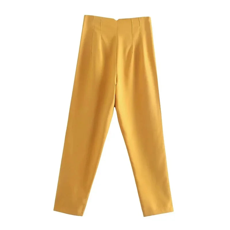Office Wear High waist Formal Pants