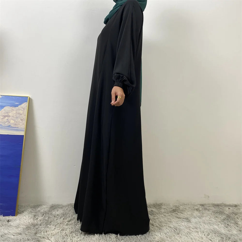 عباية بسحاب أمامي للمسلمات
