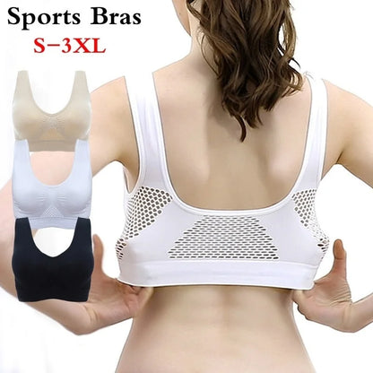 Breathable Bra Sweat Pad Running Fitness Sports Top