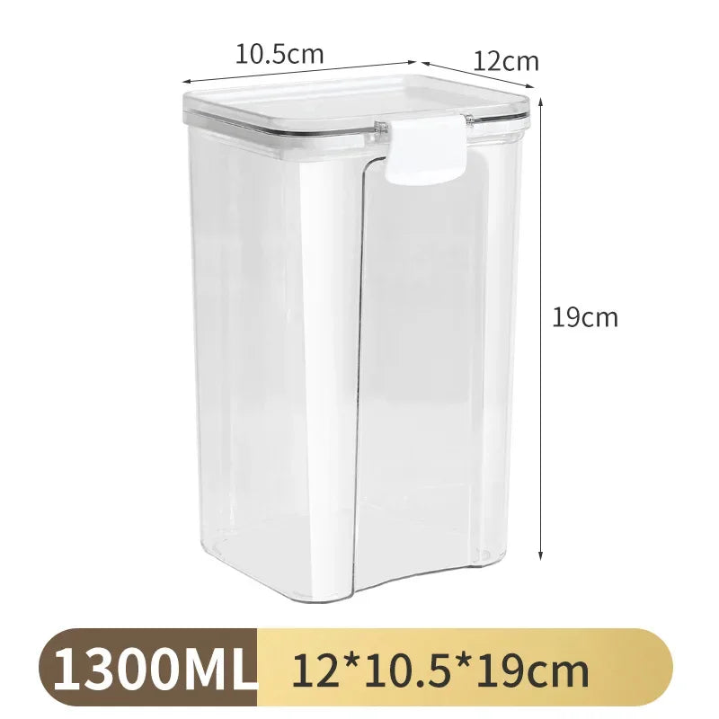 Sealed Jars For Kitchen Storage Box Set