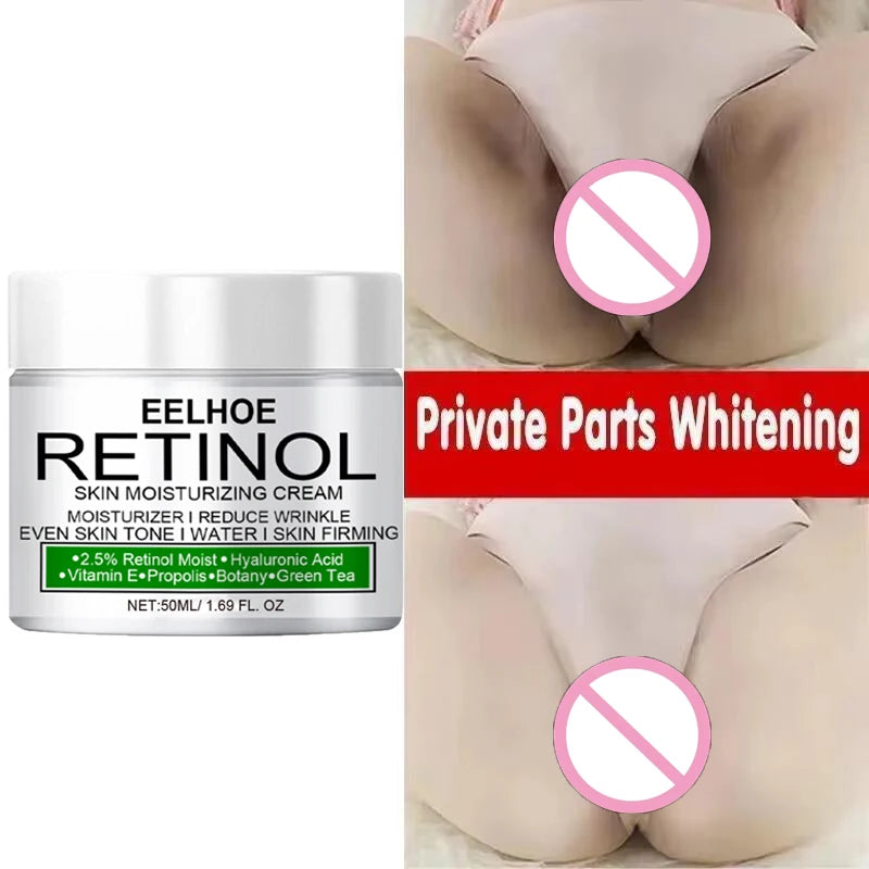 Crema blanqueadora corporal de acción rápida