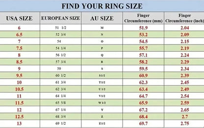 Unique Starry Night Pattern Unisex Rings