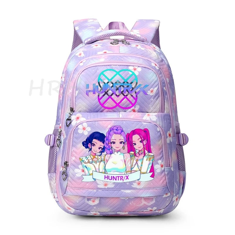 K-pop Demon Hunters Backpack Girls Boys Youth School Bags