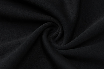 O-Neck Long Sleeves Ruffles Mini Dress