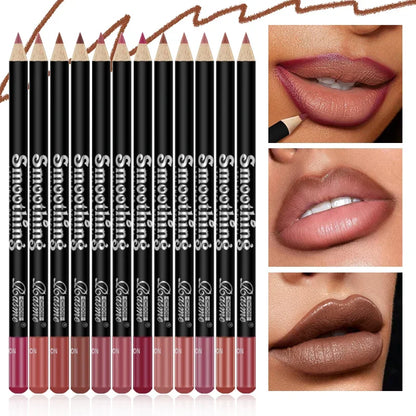 12 pcs Long-Lasting Lipstick Set