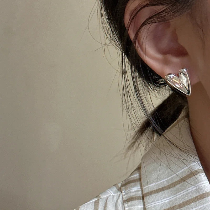 DANA Sterling Silver Heart Earring