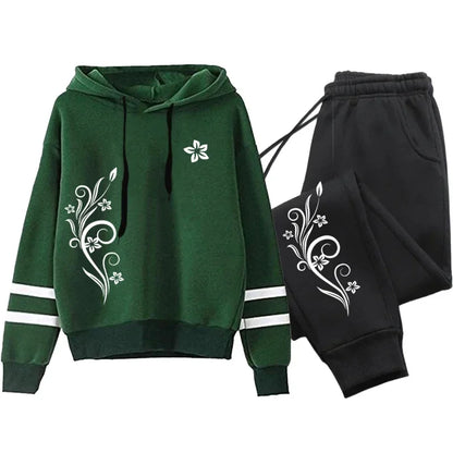 Outdoor Autumn Winter Hoodies Casual Stripe Sweatshirt Jogging