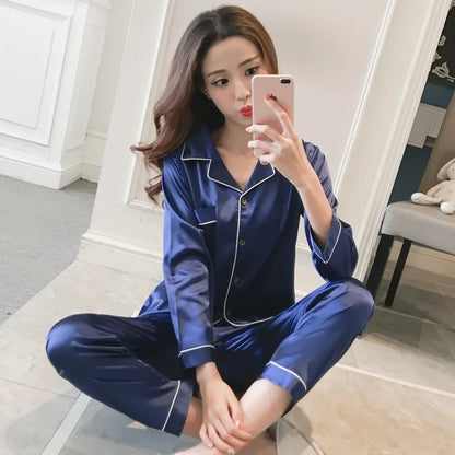 Silk Satin Pyjama Set