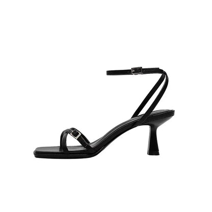 letter high heels black high heels Shoes