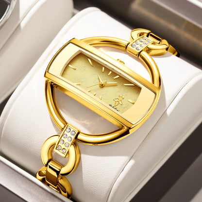 Elegant  Round Links Casual Watch