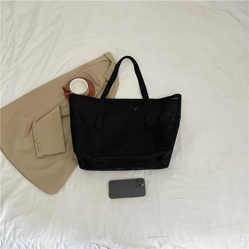 Portable Mesh Beach Bag