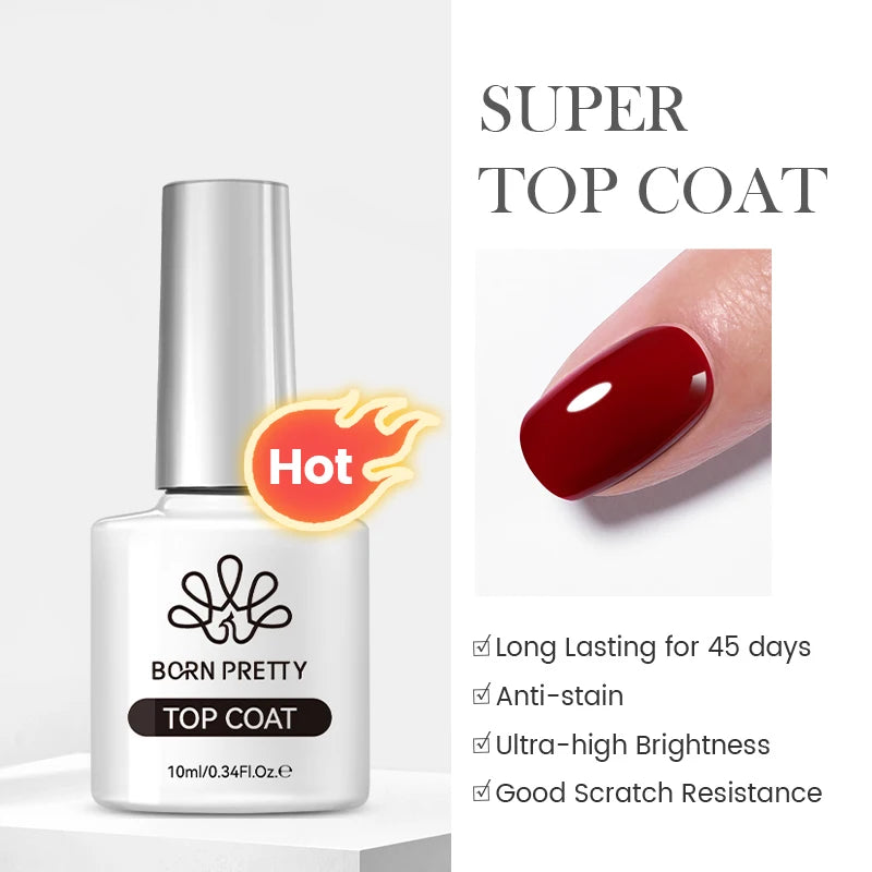 Super Top Coat and Base Gel Nail Polish