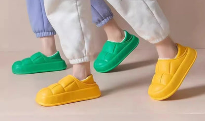 Waterproof cotton slippers