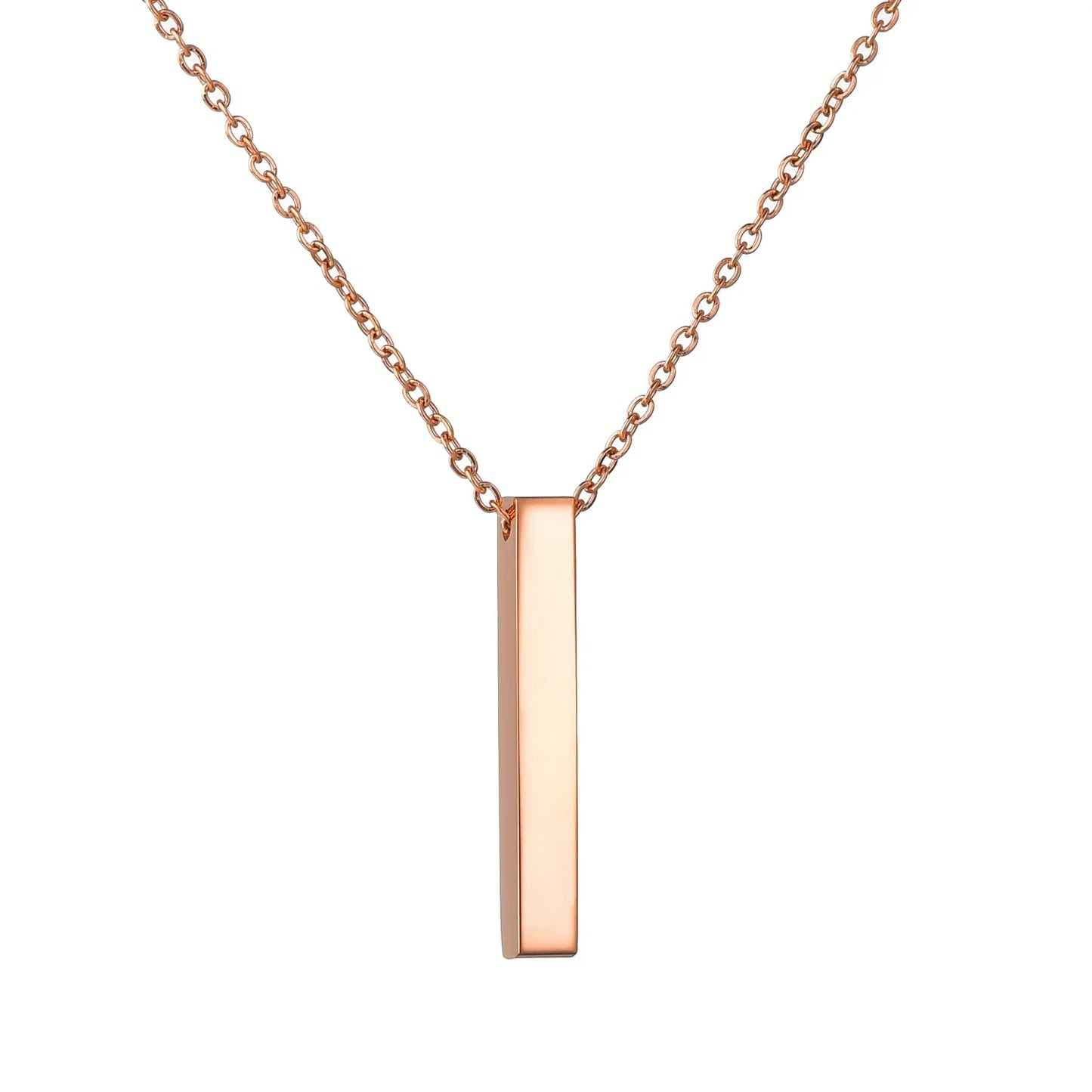 Custom Name Date Stainless Steel Necklace