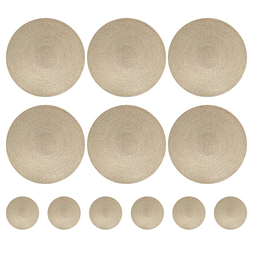 Dining Table 34cm Woven Heat Resistant Place Mats