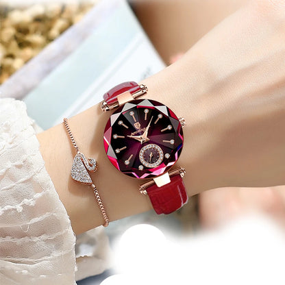 DANA Luxury Waterproof Leather Watch