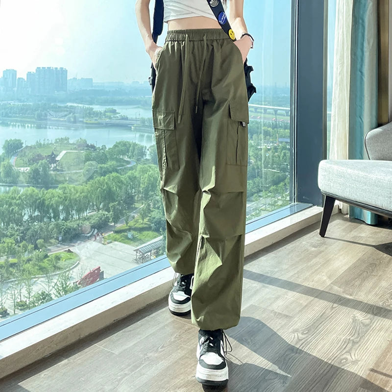 Straight Cargo Slim Sport Joggers Pants