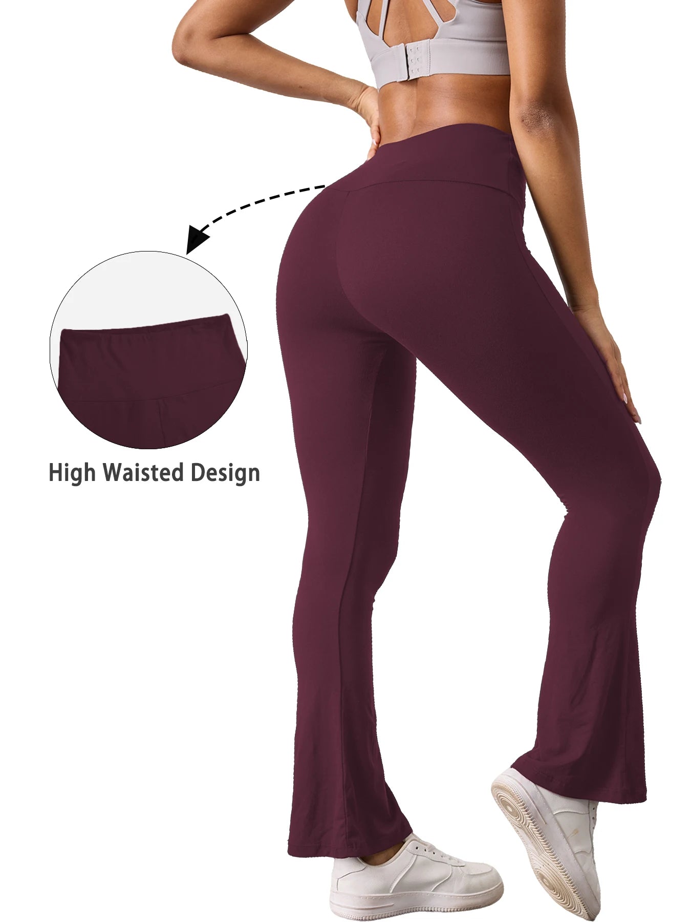 Super Soft Flare Pants High Waisted Yoga