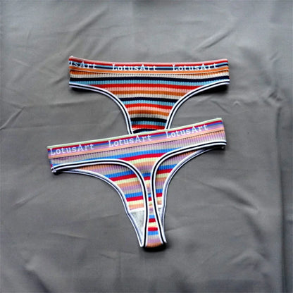 3 Pcs Brazilian Stripe Underwear G-string