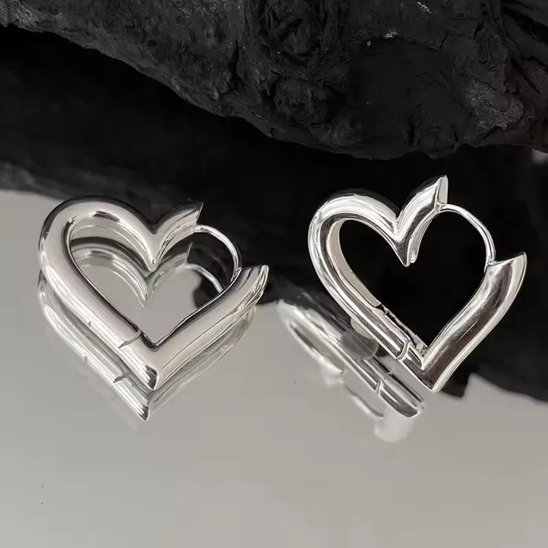 925 Sterling Silver Frosting Hoop Earrings
