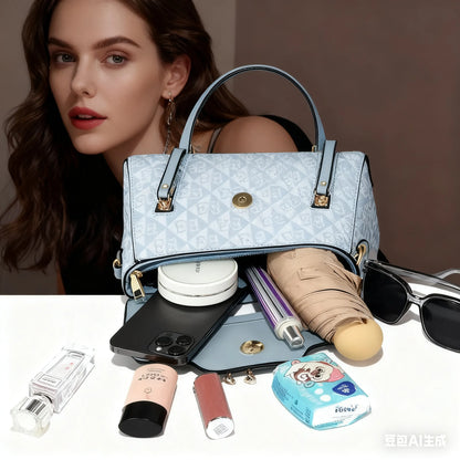 Versatile casual shoulder crossbody bag.