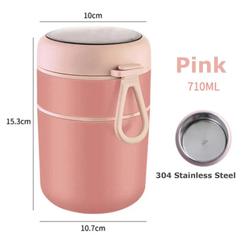 530ml/710ml Food Thermal Jar Containers