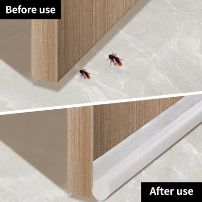 Door bottom sealing soundproof strip