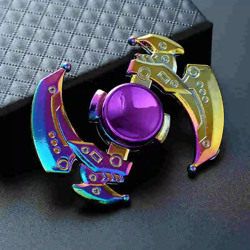 Rainbow Metal Spinner Finger Spinners Stress Anxiety Relief