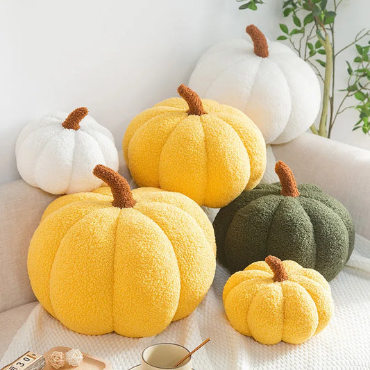 Soft Cute Pumpkin Shaped Pillow Nordic Style
