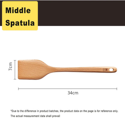 COOKER Thickened Beech Wood Spatula Wooden