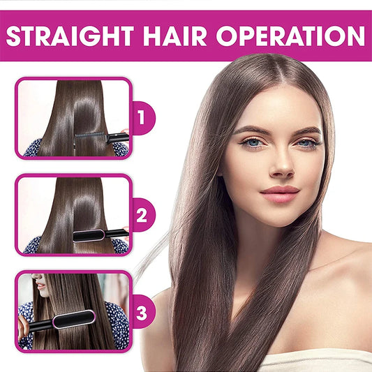 Hair Straightener Professional Hairstyle Brush