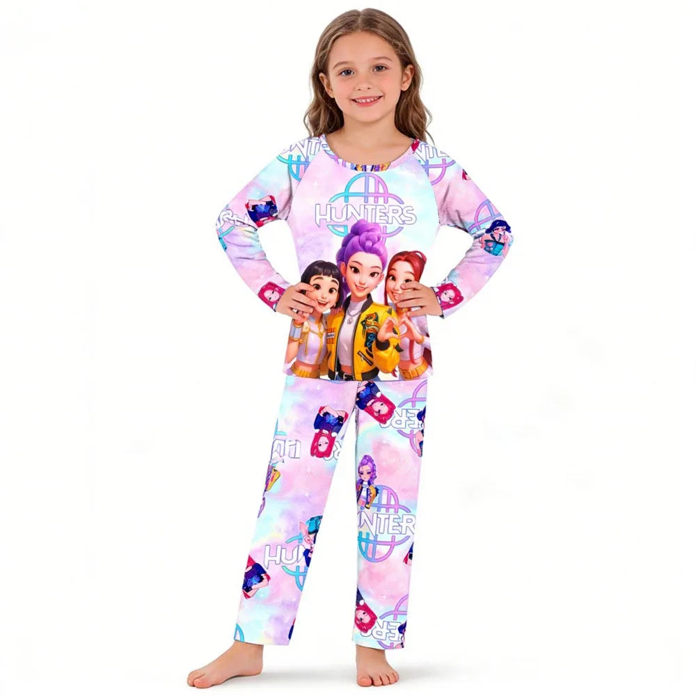 Pajamas Kpop Long Sleeve Sleepwear Pyjamas
