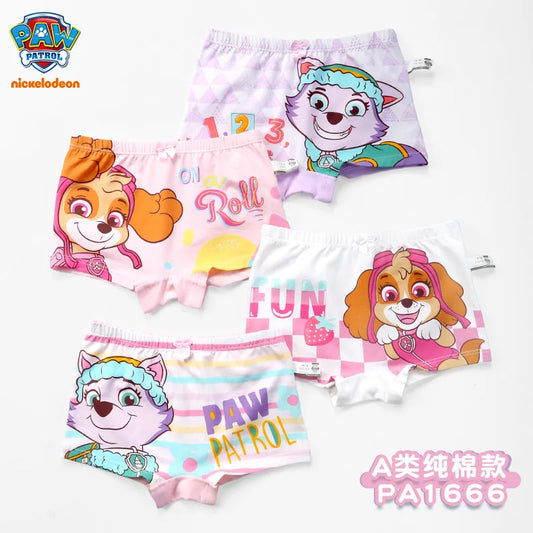 Genuine Paw Patrol 4PCS Kid Brief Cartoon Painting Underwear