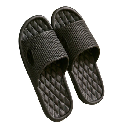 Summer Light Home Soft Solid Color Flip Flops Slippers