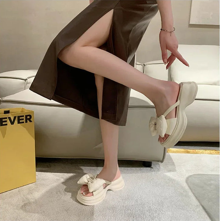 High Heels Leisure flower Slipper