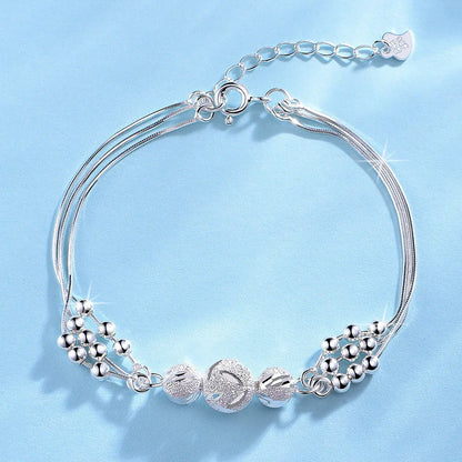 DANA 925 Sterling Silver Star Beaded Bracelets