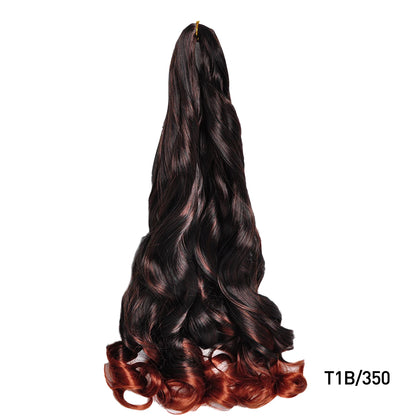 French Curls Braiding Hair 24Inch Hair Extensions