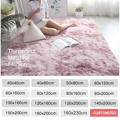 Pink Kids Carpet For Girls Bedroom