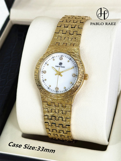 Gold Bracelet Light Luxury Waterproof Quartz Chain Watches