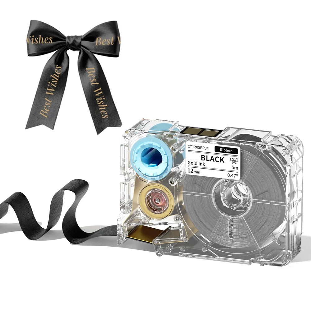 Phomemo A30 P15 Fabric Ribbon Cartridges 12mm X 5m Satin Ribbons