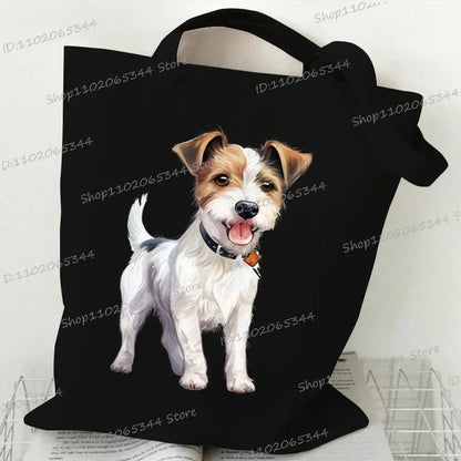 Animal Dog Series Canvas Tote Bag