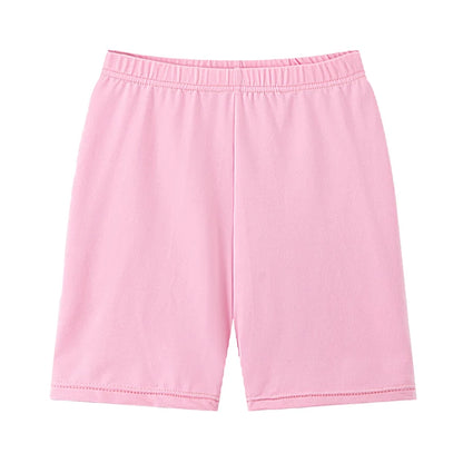 6/1 Pack Girls Solid Candy Safety Boxer