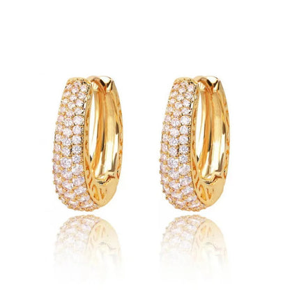 Dana Gold Color Hoop Earrings