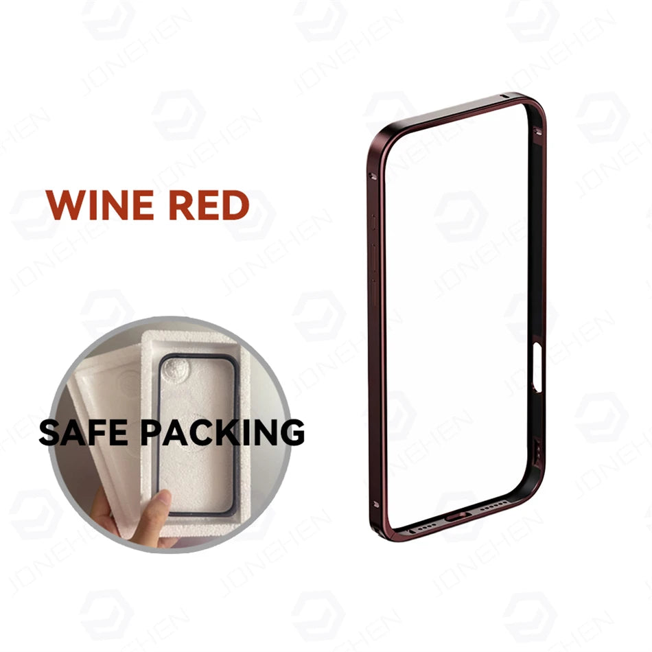 Light Aluminum Metal Frame Thin Case Bumper For iPhone 17  Max Alloy Titanium Protect Back